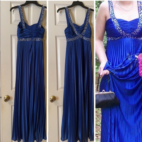Morgan & Co. Royal Blue Prom Dress - Picture 2 of 5